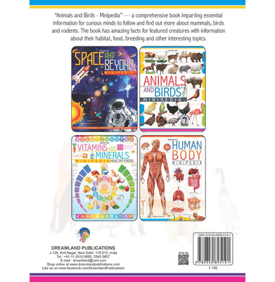 imagAnimals and Birds Minipedia for Kids Age 5:15 years Paperback Dreamland Publications Paperback Dreamland Publications