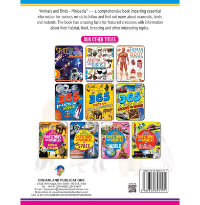 imagAnimals and Birds Minipedia for Kids Age 5:15 years Paperback Dreamland Publications Paperback Dreamland Publications