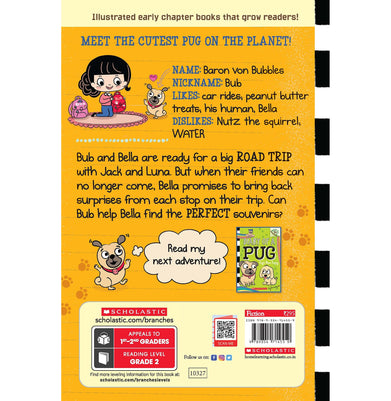 imagDiary of a Pug #7: Pugs Road Trip A Branches Book Kyla May