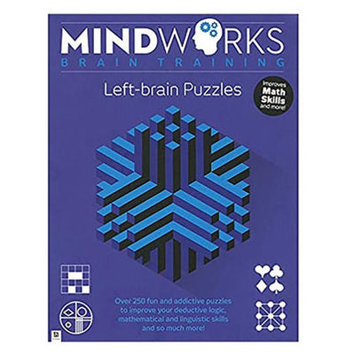 imagMindWorks Brain Training Left:brain Puzzles [Flexibound] None | Crossword.in