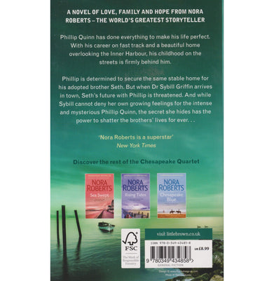 imagNora Roberts : Inner Harbor Hardcover Novel about Phillip Quinn's Journey from Childhood Streets to Success Paperback