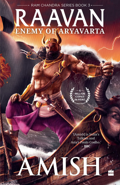imagRaavan : Enemy of Aryavarta Ram Chandra Series Book 3 Paperback Amish Books, BOOKS5, Crossword Recommends, Crossword Recommends Fiction, December Book Sale, Fiction, Mythological Fiction, Non Discounted Products, Raavan, WBD2025 crossword.in