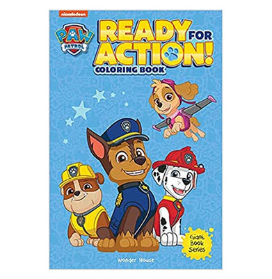 imagReady For Action! : Paw Patrol Giant Coloring Book For Kids