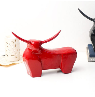 imagAbstract Bison - Red -Cd1021-1