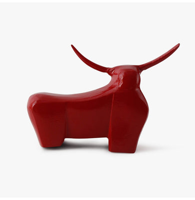 imagAbstract Bison - Red -Cd1021-1