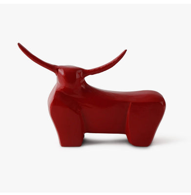 imagAbstract Bison - Red -Cd1021-1