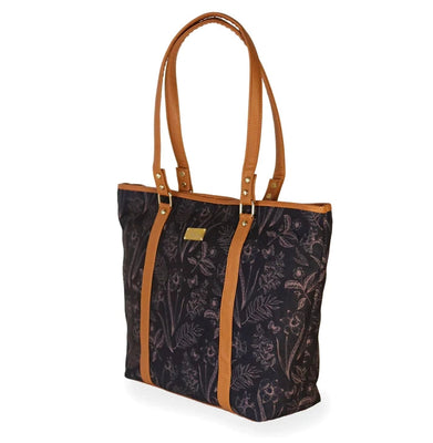 imagBlack Blossoms Tote Bag