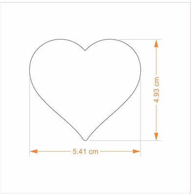 imagBookmark Ornament Heart Floral