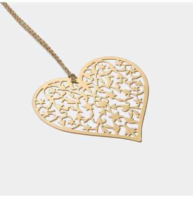 imagBookmark Ornament Heart Floral