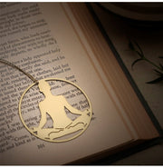 image //www.c...Bookmark Ornament Yoga Padmasana