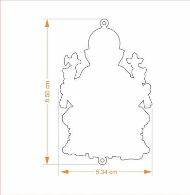 imagCar Hanging Goldplated - Sri Ganesha