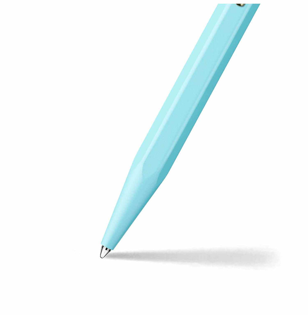 Caran D'Ache 849 Claim Your Style Ballpoint Pen - Bluish Pale - WP31993 - Crossword.in 