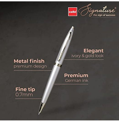 imagCello Signature Creme Ivory Ball Pen