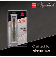 image //www.c...Cello Signature Creme Ivory Ball Pen