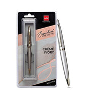 image //www.c...Cello Signature Creme Ivory Ball Pen