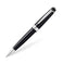 imag1Cross Bailey Black Ink Glossy Black Resin Finish Ballpoint Pen - AT0742-1