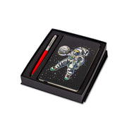 image //www.c...Fisher Space Pen Cap-O-Matic Maroon Ballpoint Pen Astronaut Holds Moon N6-Wp29732