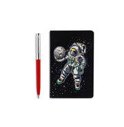 image //www.c...Fisher Space Pen Cap-O-Matic Maroon Ballpoint Pen Astronaut Holds Moon N6-Wp29732