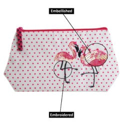 imagFLAMINGO BLUSH COSMETIC BAG