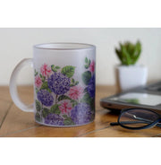 image //www.c...Hydrangea Frosted Glass Mug