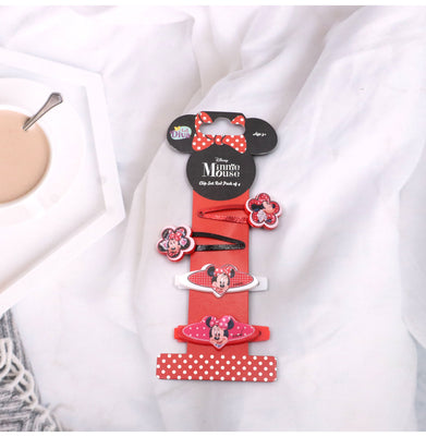 imagLil Diva Disney Minnie Mouse Clip Set Red Pack of 4 - CA65 - LD80039