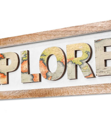 imagMappy 'Explore' Wall Accent