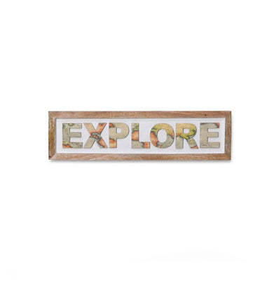imagMappy 'Explore' Wall Accent