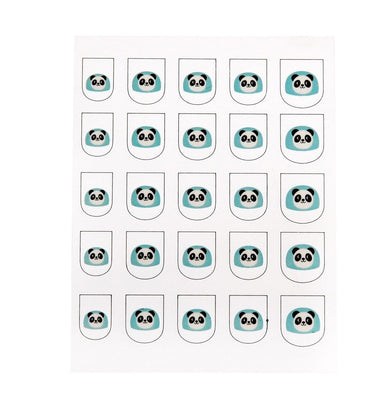 imagMiko The Panda Nail Sticker Pack of 25