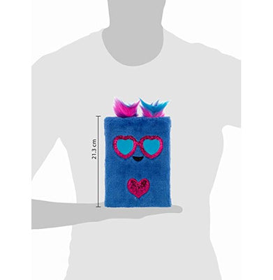 imagMIRADA BLUE OWL PLUSH NOTEBOOK