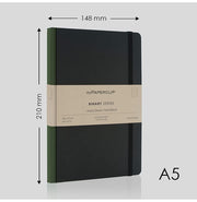 image //www.c...Notebook R_Black_Card_Green_Spine