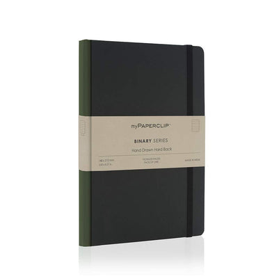 imagNotebook R_Black_Card_Green_Spine