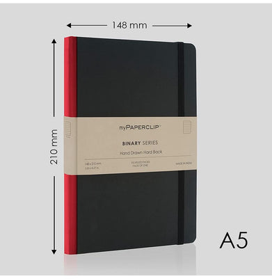 imagNotebook R_Black_Card_Red_Spine