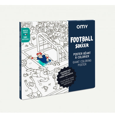 imagOMY Giant Colouring Poster - Football