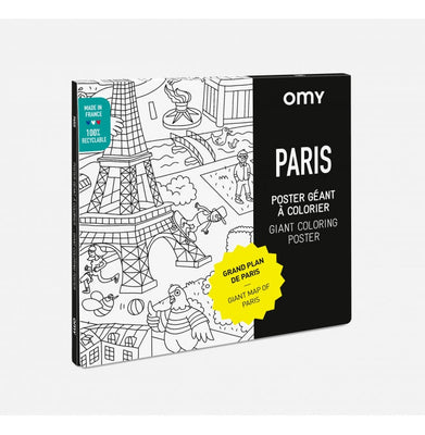 imagOMY Giant Colouring Poster - Paris - Crossword.in 