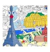 image //www.c...OMY Giant Colouring Poster - Paris - Crossword.in 