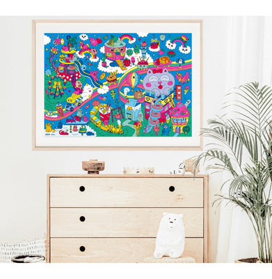 imagOMY Giant Poster + Stickers - Kawaii