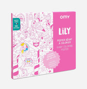 image //www.c...OMY Lily Coloring Giant Poster - Unicorn - Giant Creative Play