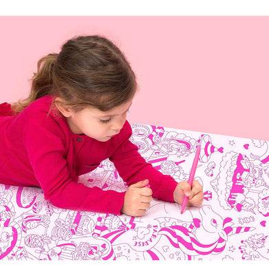 imagOMY Lily Coloring Giant Poster - Unicorn - Giant Creative Play - Crossword.in 