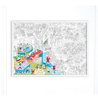 imagOMY Music Giant Coloring Poster
