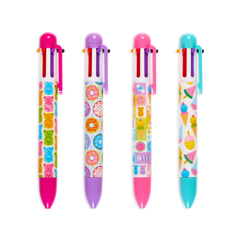 OOLY 6 Click Pens - Display of 24 - Sugar Joy - Crossword.in 