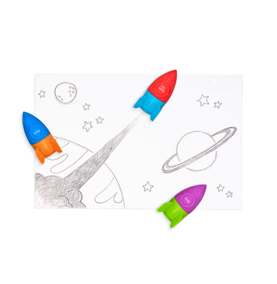 imagOOLY Blast Off Eraser & Pencil Sharpener