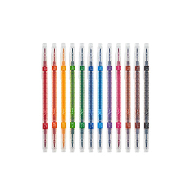imagOOLY Calligraphy Duo Double-Ended Markers Set of 12