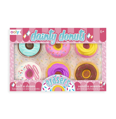imagOOLY Dainty Donuts Scented erasers - Set of 6
