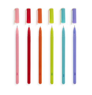 imagOOLY Fine Line Colored Gel Pens - Set of 6