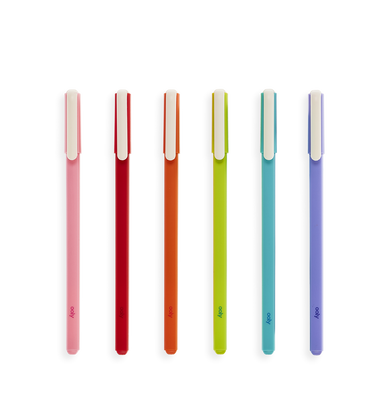 imagOOLY Fine Line Colored Gel Pens - Set of 6