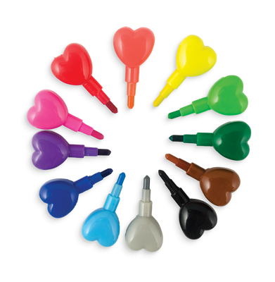 imagOOLY Heart to Heart Stacking Crayons