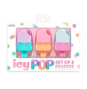 image //www.c...OOLY Icy Pop Erasers 2-0 - Set of 3