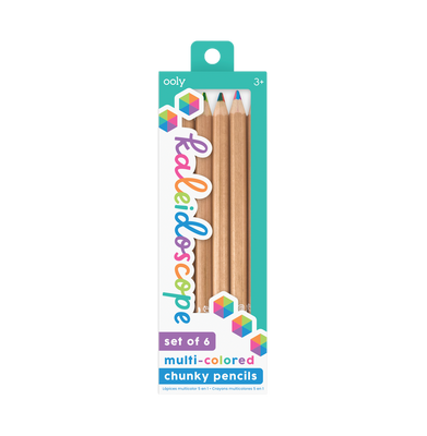 imagOOLY Kaleidoscope Multi Colored Pencils - Set of 6