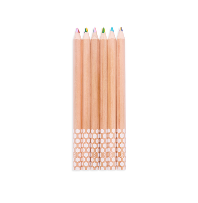 imagOOLY Kaleidoscope Multi Colored Pencils - Set of 6