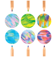 image //www.c...OOLY Kaleidoscope Multi Colored Pencils - Set of 6